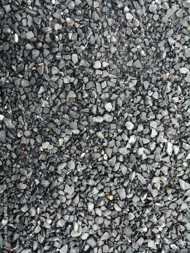 texture Small construction stone, gray, damp texture Small construction stone, gray, damp