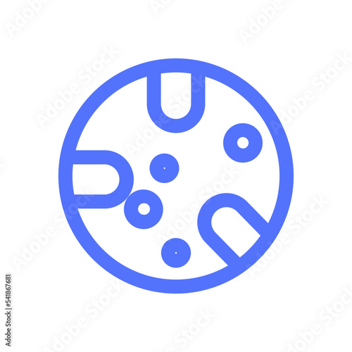 space moon full moon night moonlight moon phase line icon