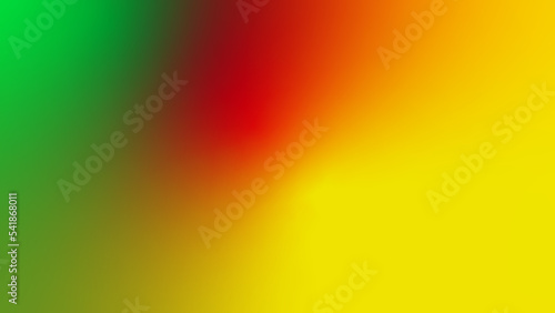 abstract green yellow red flag tricolor gradient background