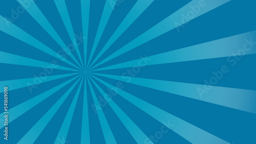 Blue sunburst background