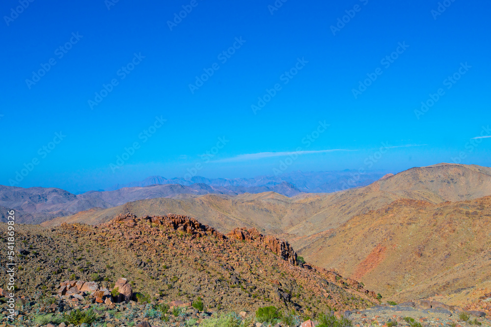 saudi arabian mountais and landscapes 