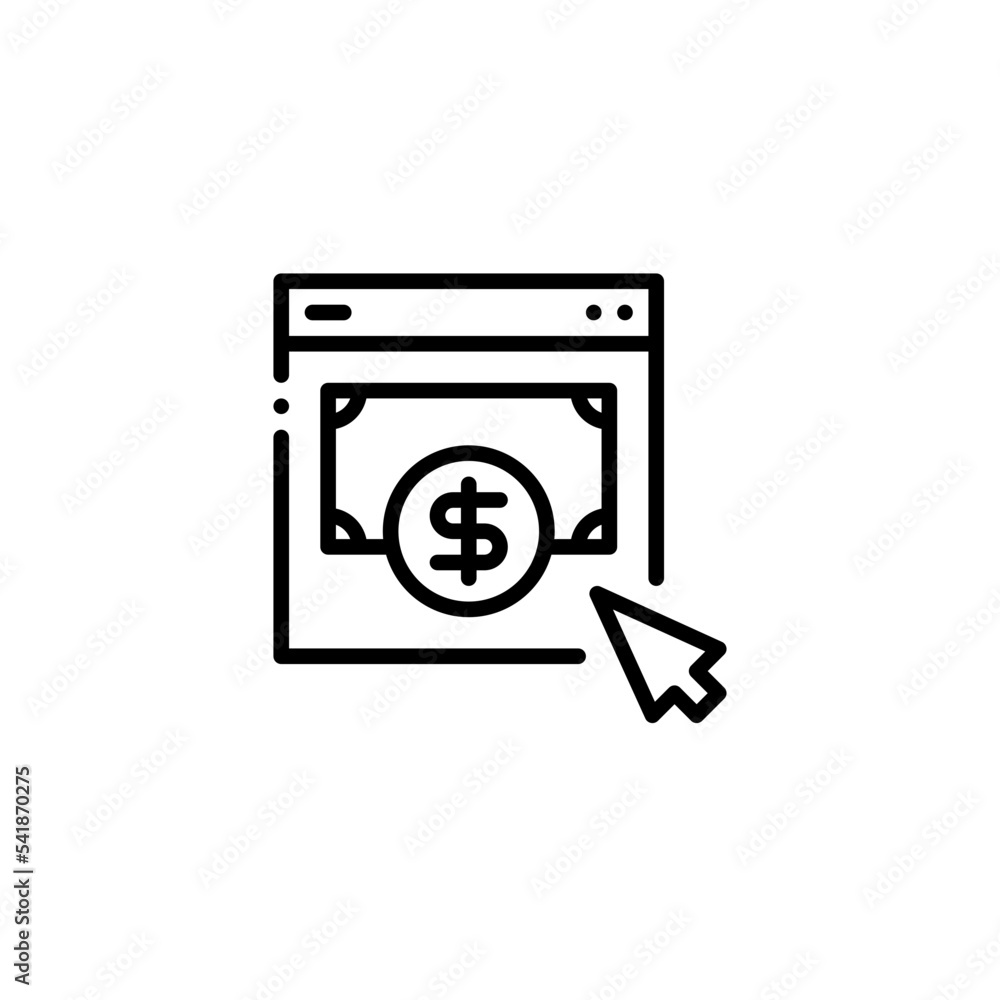 pay per click icon pay per click icon