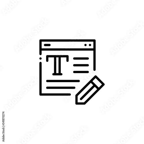online blogging icon