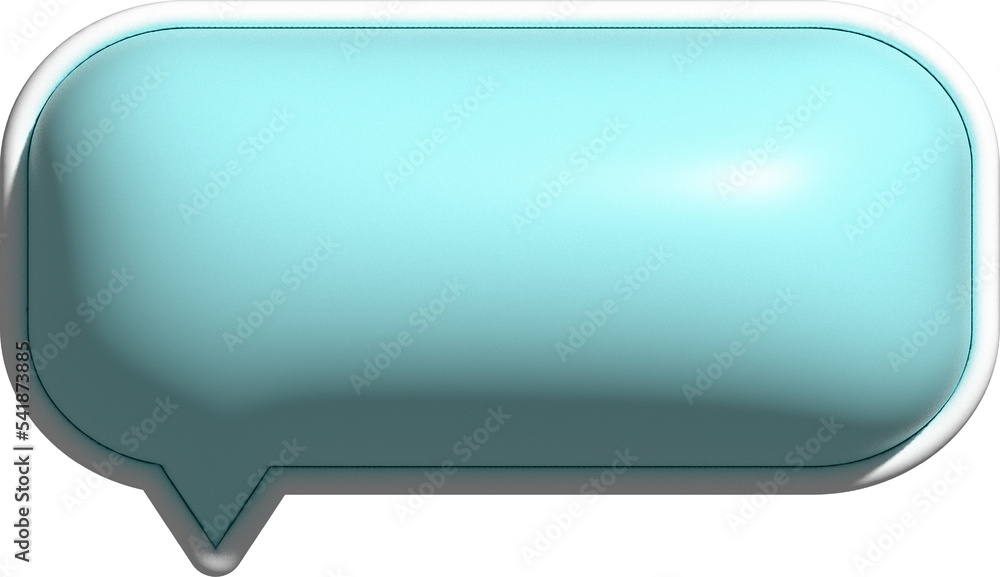 cute pastel 3D speech bubble, text box decoration cute pastel 3D speech bubble, text box decoration