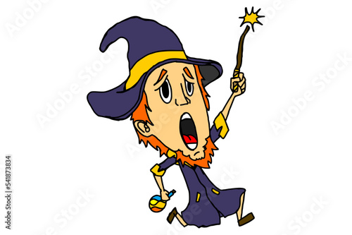 Halloween Character - wizard