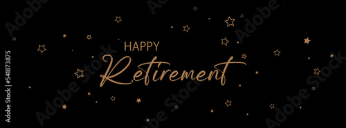 happy retirement card  on white background	