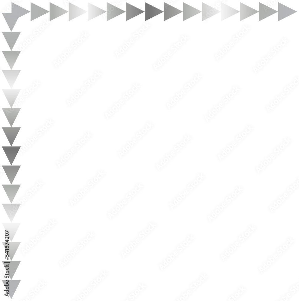 Silver Corner Border Vector Illustration Silver Corner Border Vector Illustration
