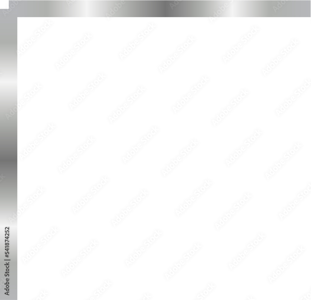 Silver Corner Border Vector Illustration Silver Corner Border Vector Illustration