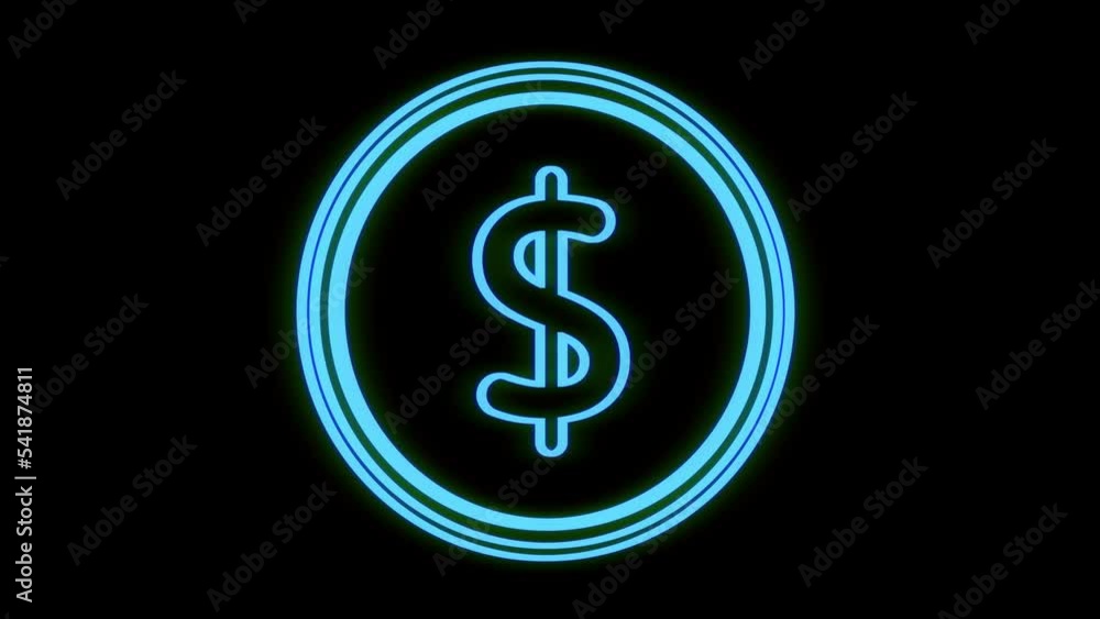 4K animate graphic design info, abstract graphic background uses for commercial activity. Dollar icon isolated on black background, fashionable style symbol and sign. Finance and investment concepts. 4K animate graphic design info, abstract graphic background uses for commercial activity. Dollar icon isolated on black background, fashionable style symbol and sign. Finance and investment concepts.