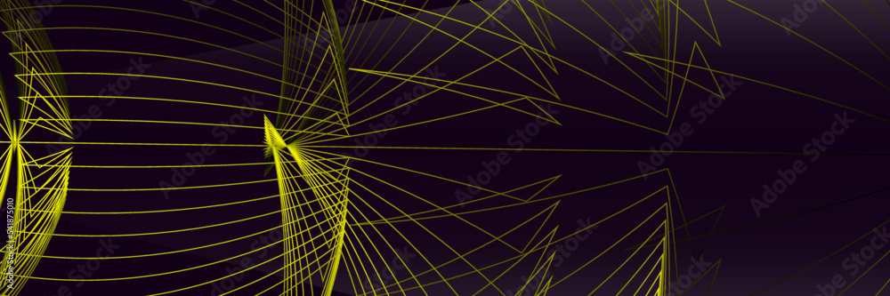 Abstract black and yellow background with lines Stock Vector | Adobe Stock