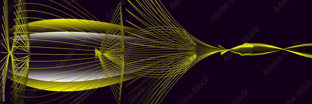 Abstract black and yellow background with lines Stock Vector | Adobe Stock