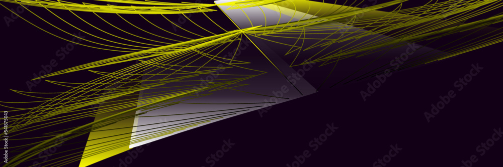 Abstract black and yellow background with lines Stock Vector | Adobe Stock