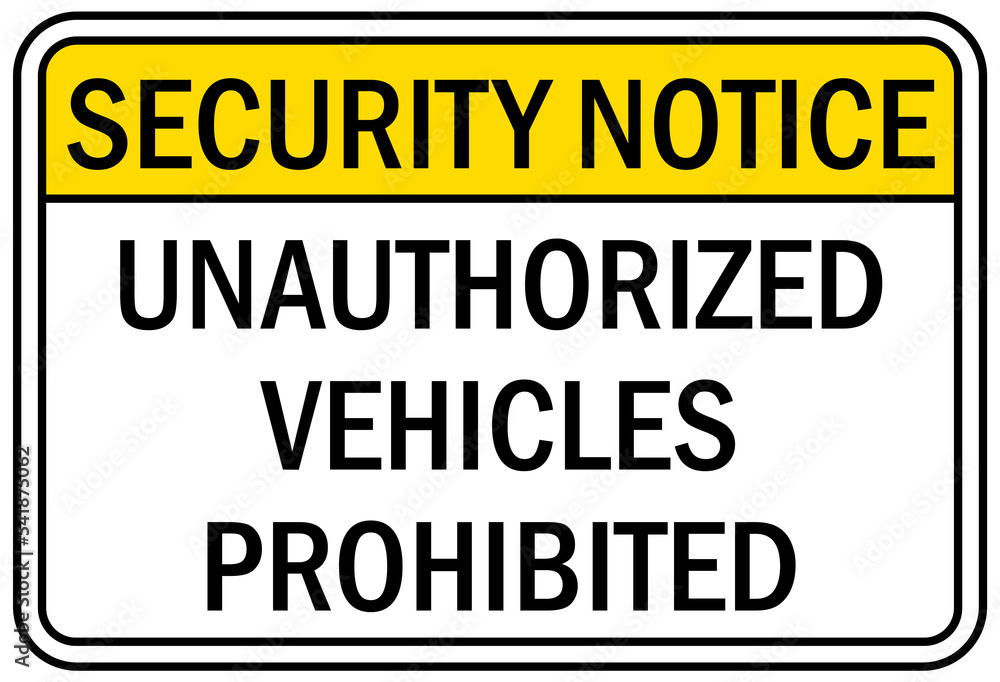 Fototapeta premium private property warning sign