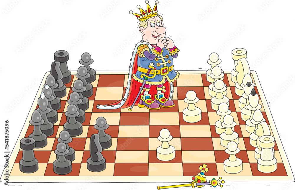 next move in a chess game, Stock image