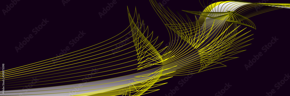 Abstract black and yellow background with lines Stock Vector | Adobe Stock