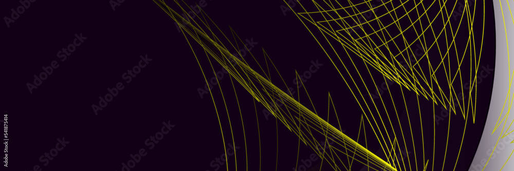 Abstract black and yellow background with lines Stock Vector | Adobe Stock