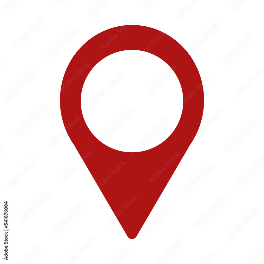 red map pointer red map pointer