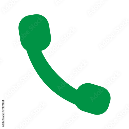 green telephone receiver