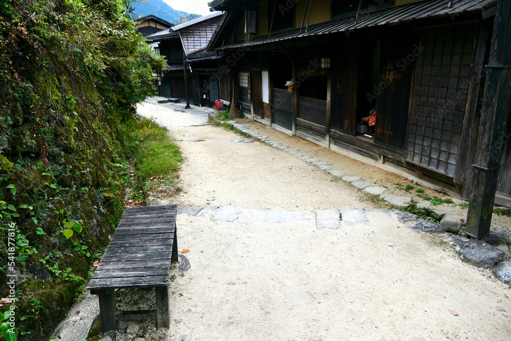 【長野】妻籠宿の町並み