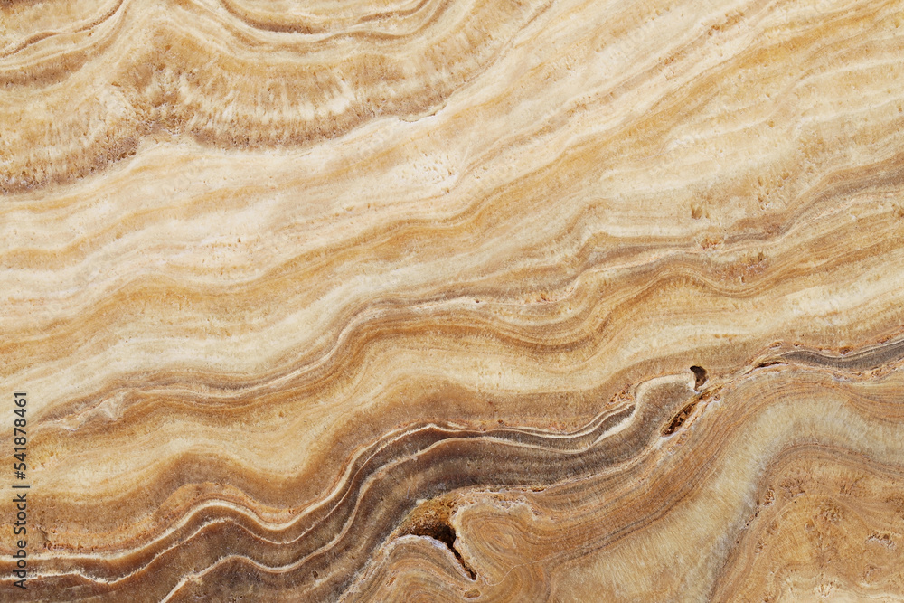 Obraz premium The marble layers that have been deposited together for a long time.