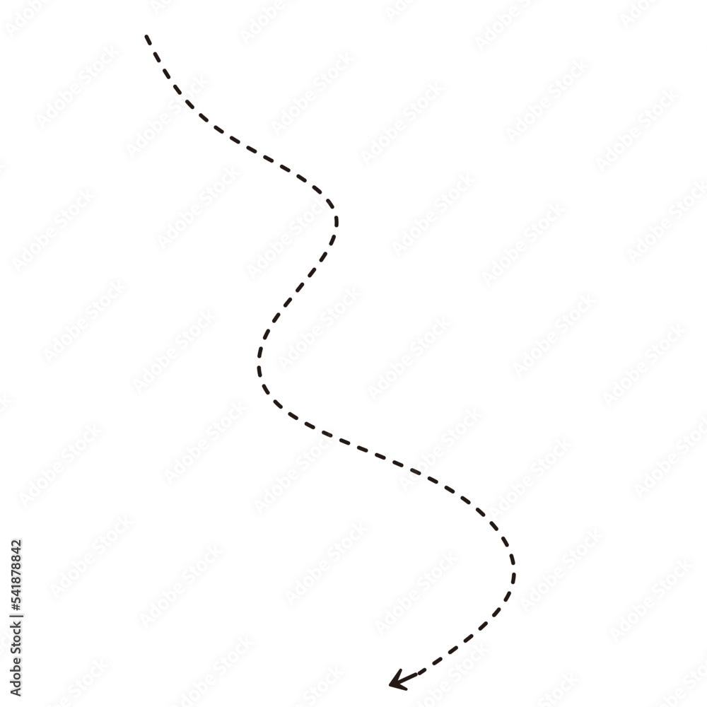 Dashed line arrow Dashed line arrow