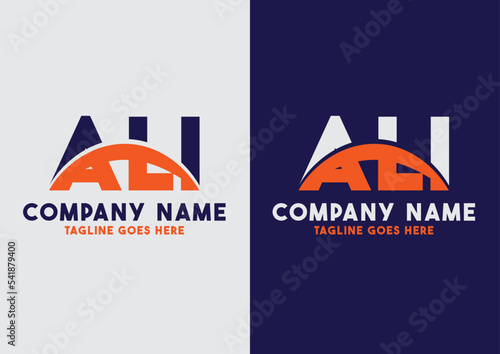 Letter ALI logo design vector template, ALI logo photo