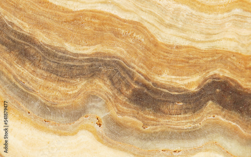 The marble layers that have been deposited together for a long time.