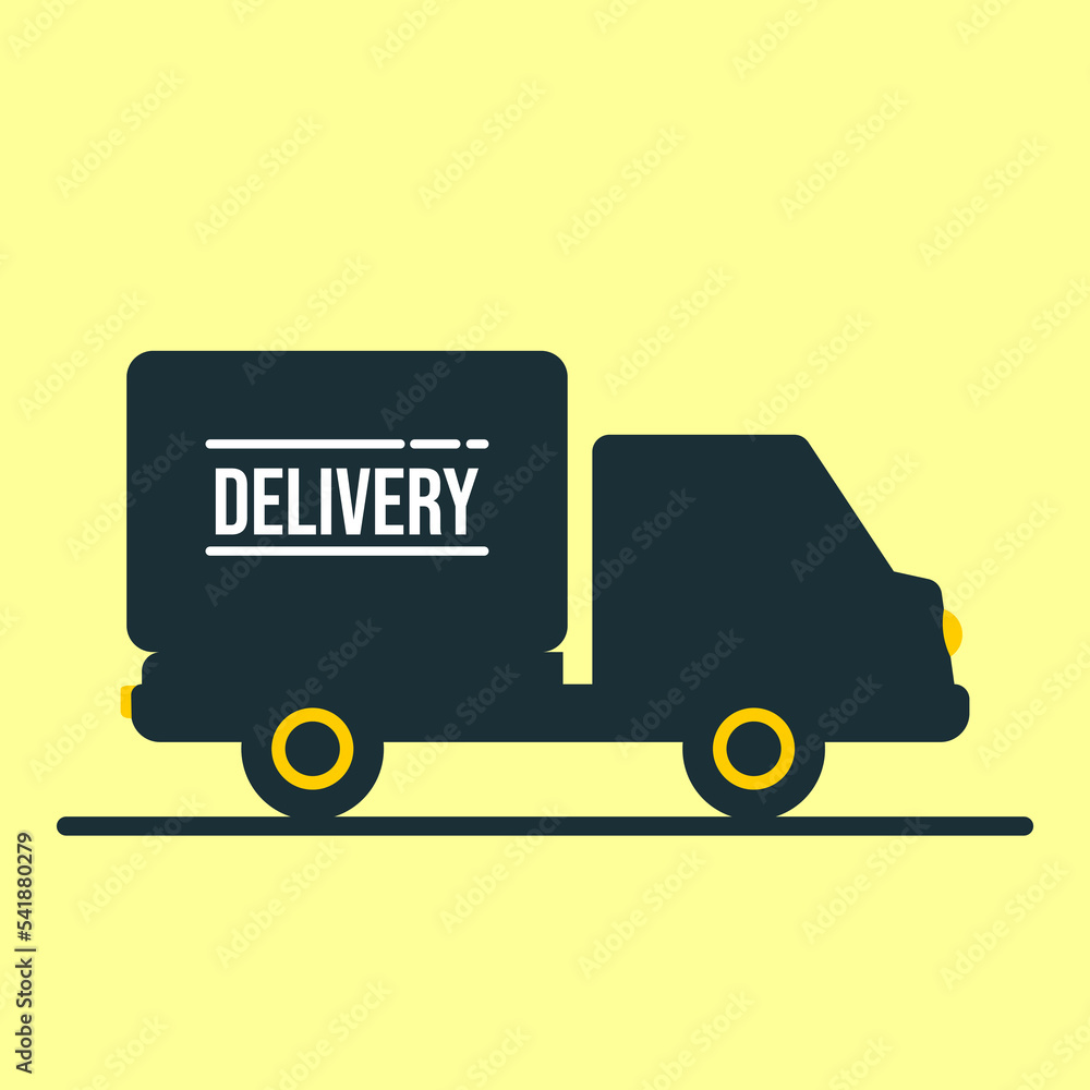 delivery truck illustration for poster delivery truck illustration for poster
