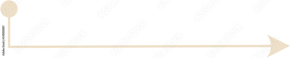Obraz premium Minimal Thin Arrow Vector Illustration