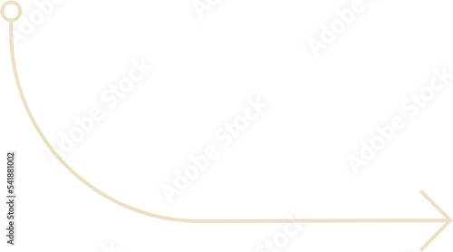 Minimal Thin Arrow Vector Illustration