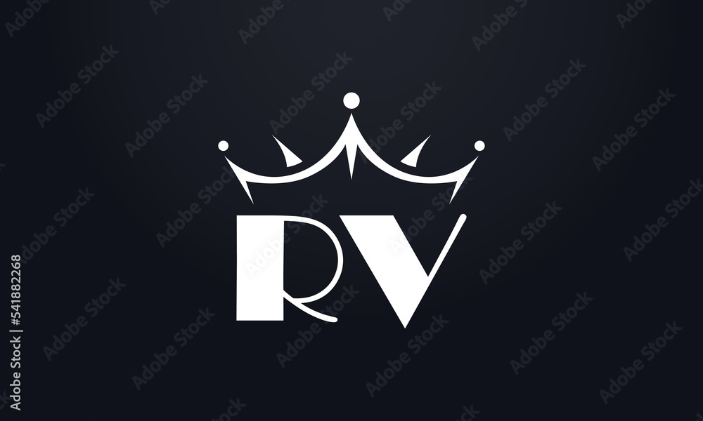 King crown logo design vector and extra bold queen symbol King crown logo design vector and extra bold queen symbol