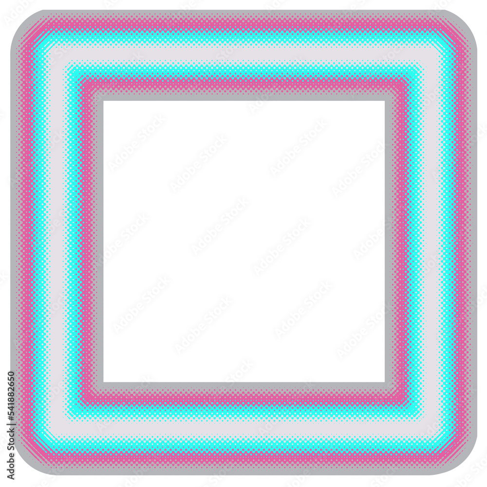 Abstract transparent retro textured border element. Abstract transparent retro textured border element.