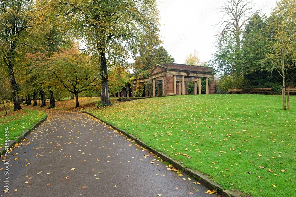 Valley Park, Harrogate, in autumn.