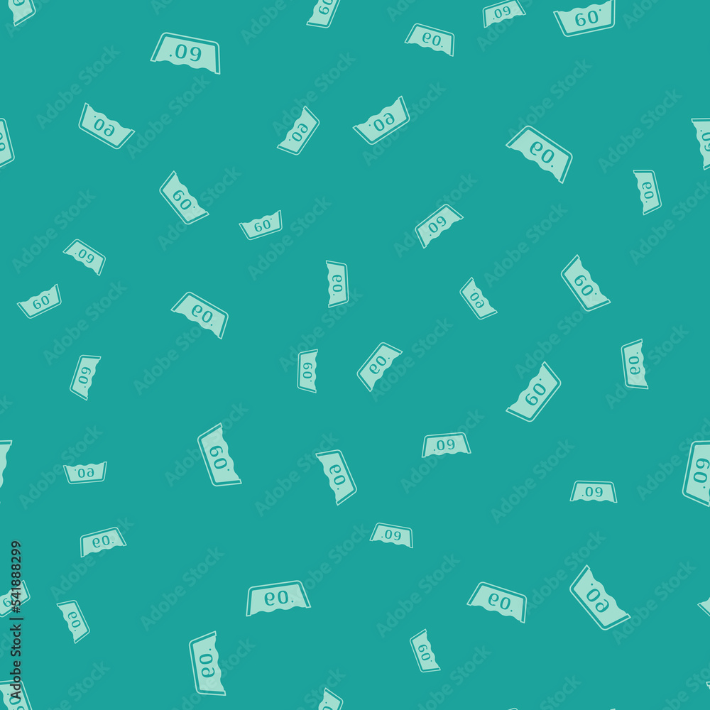 Green Washing under 60 degrees celsius icon isolated seamless pattern on green background. Temperature wash. Vector Green Washing under 60 degrees celsius icon isolated seamless pattern on green background. Temperature wash. Vector