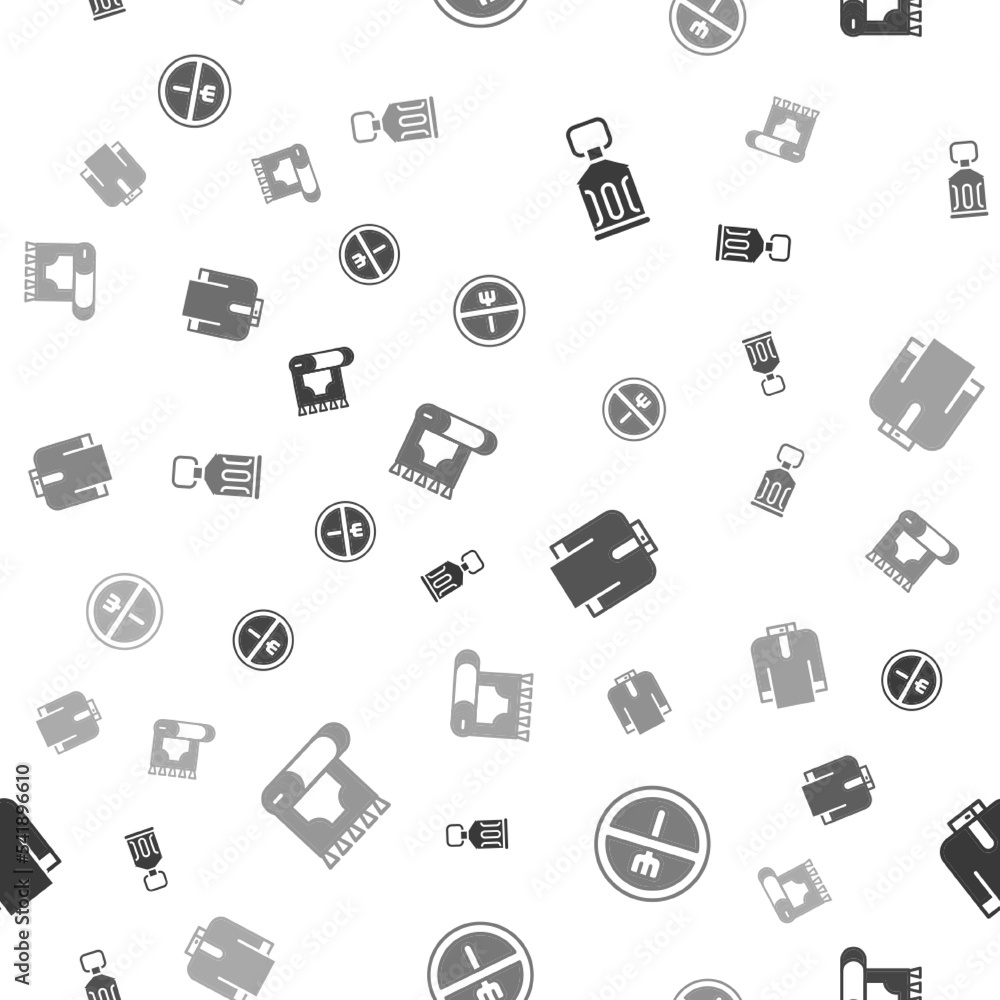 Set Ramadan Kareem lantern, fasting, Shirt kurta and Traditional carpet on seamless pattern. Vector Set Ramadan Kareem lantern, fasting, Shirt kurta and Traditional carpet on seamless pattern. Vector