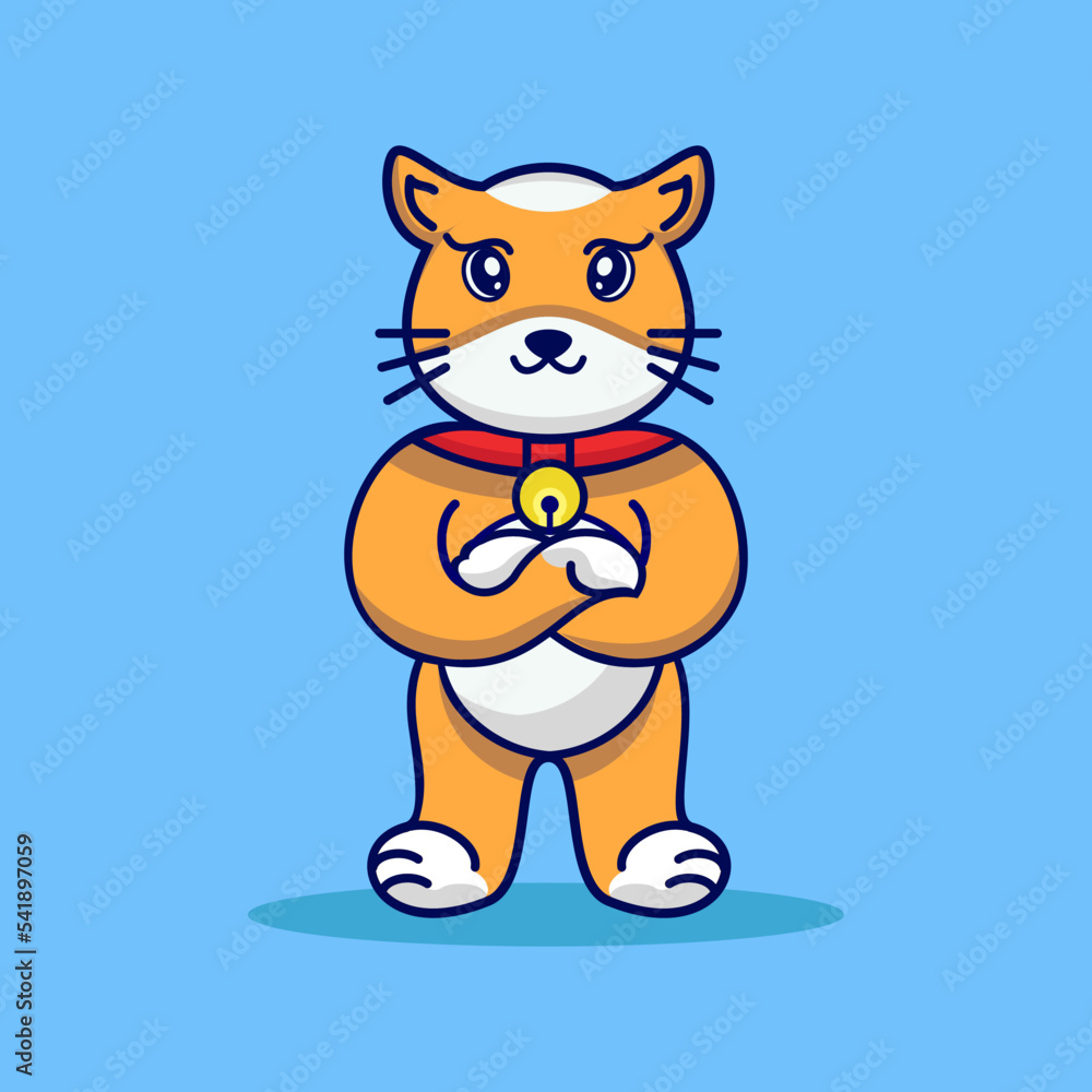 Cute cat Cartoon Vector Icon Illustration Cute cat Cartoon Vector Icon Illustration