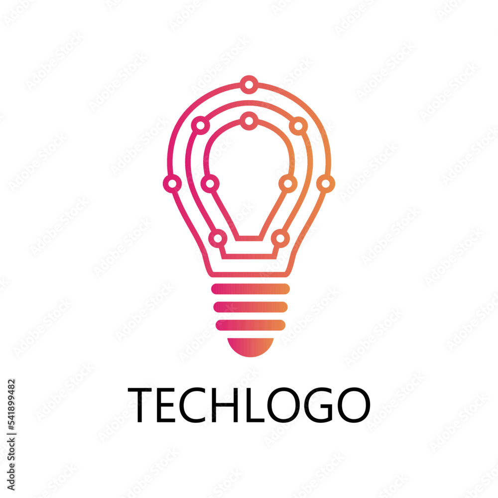 Simple corporate technology futuristic logo Simple corporate technology futuristic logo