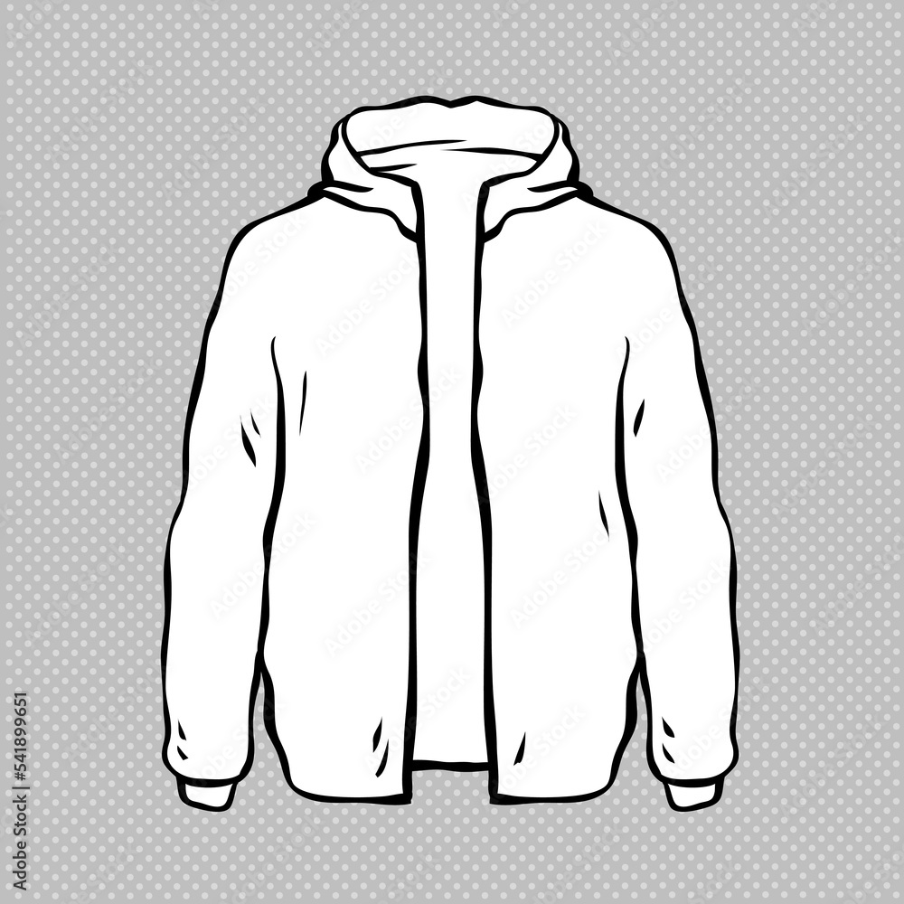 Male Sports Jacket With A Hood Fashionable Clothes Beauty And Fashion