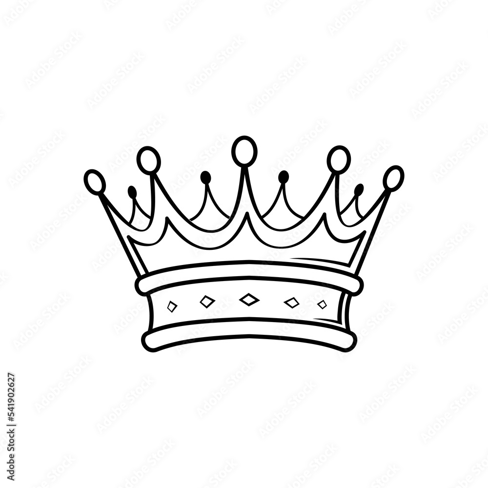 Crowns. Crown icon. Crown icon simple sign. Crown icon vector design ...