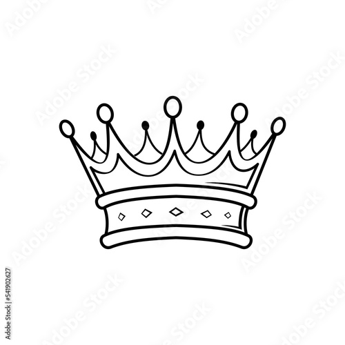Crowns. Crown icon. Crown icon simple sign. Crown icon vector design illustration. The trendy and modern crown symbols for business, tattoos, templates, stickers, and websites.