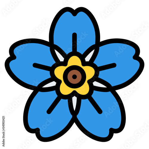 alpine forget me not flower