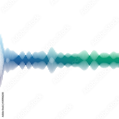 Abstract transparent waveform texture element.