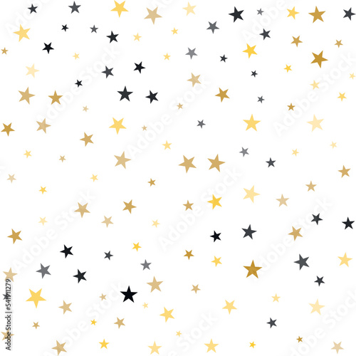 Star pattern. Seamless vector stars background. Cute festive Christmas and holidays ornament © Good Goods