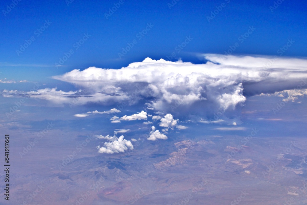 Flug über Sierra Nevada