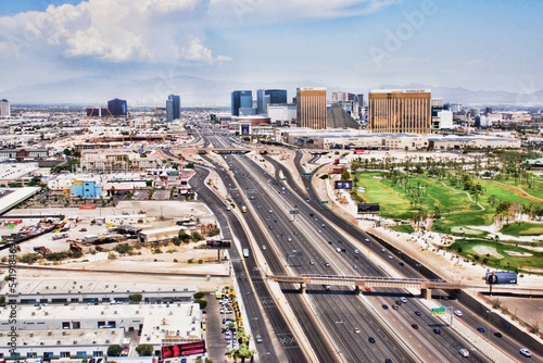 Anflug auf Las Vegas