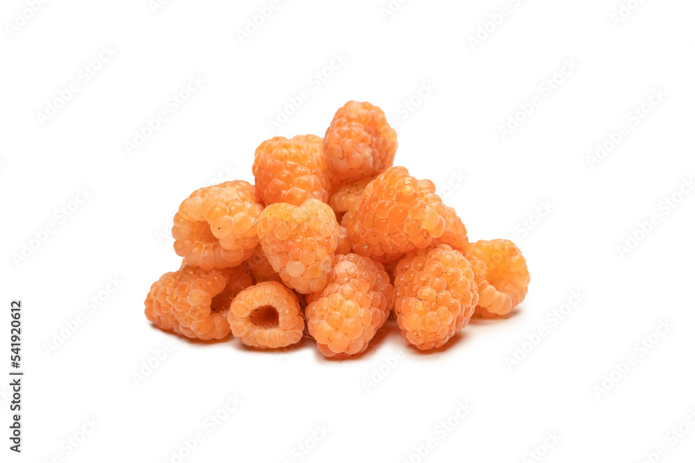 Tasty raspberries isolated on white background. Tasty raspberries isolated on white background.