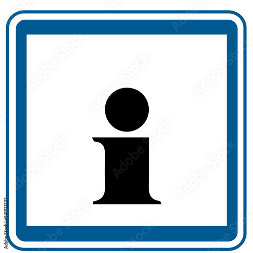 Explanatory road signs. Information. Traffic signs.