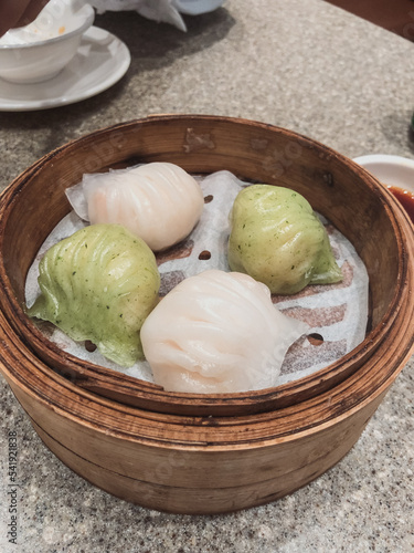 Xiao Long Pao is a type of Chinese dim sum Directly translated as steamed bun in small basket Is a very popular Shanghai food in southern China.