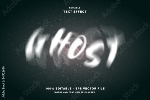 Ghost Editable Text Effect