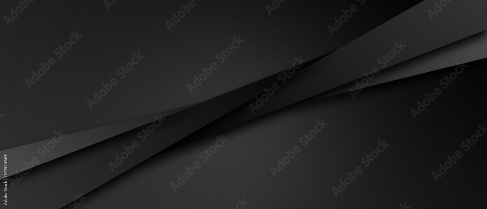 Black and grey abstract layer geometric background Black and grey abstract layer geometric background